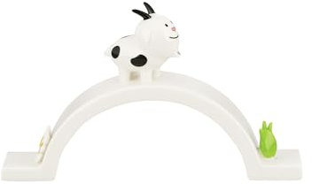 Alessi Signorina Due Cornetti AGJ01 17 - Figura Belén de Porcelana, Decorada a Mano, Multicolor