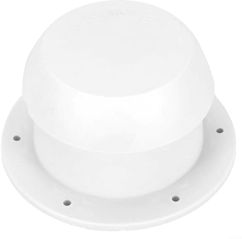 ZiStarlilife RV Roof Ventilation Cap Mushroom Head Shape Outlet Ventilation Cap Round Air Fan Exhaust Outlet Vent Cap for Camping Trailers and RVs(white)