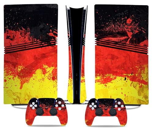Antigraffio Per PS5 PRO Skin Digital Edition Console Controller Cover Vinile Skin Avvolgenti Resistenti Graffi Compatibili Con Per PS5 Digital Edition Pro 92461 Senza Schiuma