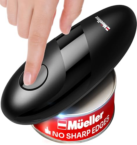 MUELLER HOME SmoothEdge Auto Electric Can Opener, Black