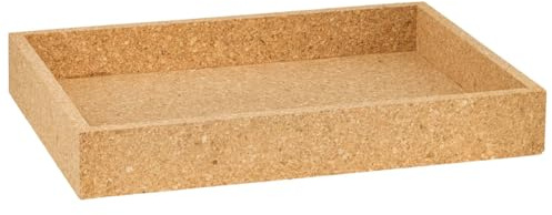 Deko-Schale aus Presskork | Größe 350x250x50 mm | perfekt zur Dekoration & Aufbewahrung | schlichtes & natürliches Design | langlebig, nachhaltig & robust | Made in Portugal
