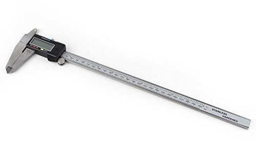 300 mm LCD Pie de Rey Pantalla Digital de Acero Inoxidable,Electrónico Vernier Micrómetro Calibrador Herramienta de Regla de Precisión de Metal