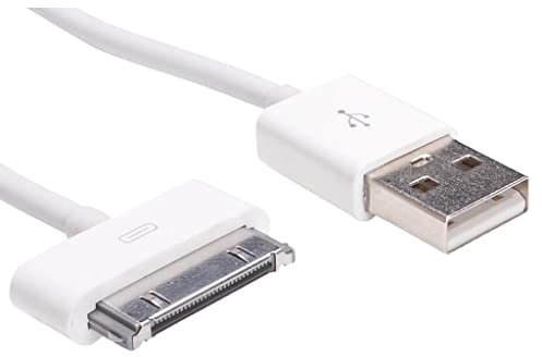 AKYGA AK - Cavo Dati USB 30 Pin a USB per sincronizzazione Dati/Ricarica/Dati, Colore: Bianco
