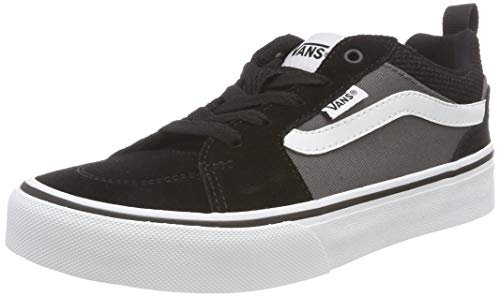 Vans Unisex Kinder Filmore Sneaker, Suede Canvas Black Pewter, 27 EU