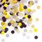 Oblique Unique® Papier Konfetti Schwarz Gold Grau Weiß Tisch Deko Streu Dekoration für Geburtstag Feier Party Hochzeit JGA Jubiläum