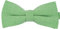Ecravate - Noeud papillon pastel uni Vert. En Coton