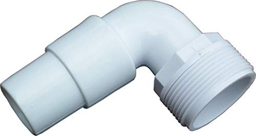 SPIRATO Schlauchtülle Winkeltülle Ø 32-38 mm / 1,5 Gewinde mit 90° Abgang