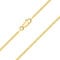 PLANETYS - Marine Kette 925 Sterling Silber 18K Vergoldet Kette - Halskette - 1.8 mm Breite Längen 70 cm