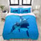 YOUMEISU Bedding Bettwäsche-Set,Orca Killerwale,Mikrofaser Bettbezug und Kissenbezug - (135 x 200 cm)