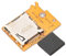 ASHATA Fente pour Carte Micro TF SD pour Console de Jeux Lite, pièce de réparation de Remplacement pour Fente pour Carte Micro TF SD Interne pour Lite