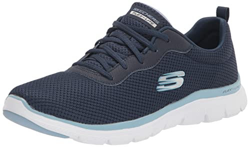 Skechers Damen Flex Appeal 4.0-Brilliant Vie Sneaker, Marineblau Blau, 43 EU