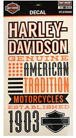 Harley-Davidson Aufkleber H-D Stack