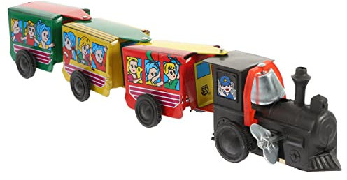 TOYANDONA Retro-blechspielzeug Weihnachtssockenfüllung Retro-Eisenbahn-aufziehspielzeug Uhrwerk Spielzeug Weihnachtszug Zum Aufziehen Spielzeug Auseinandernehmen Modell Eisenblech Kind Junge