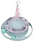 Turntable Kitten Toys Cat Turntable Cat Interactive Toy Attraktives Puzzle Turntable Kitten Toys mit Lustigem Cat Stick für Katzen