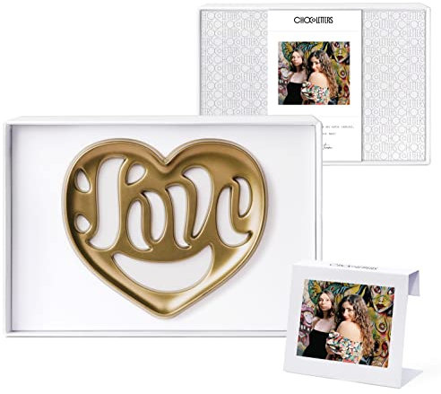 Love: corazón chocolate fresa intensa, oro. Cajas de chocolates para regalar, dedicatorias personalizadas con foto. Chocolate personalizado, elaborado artesanalmente. Regalos originales chocolate