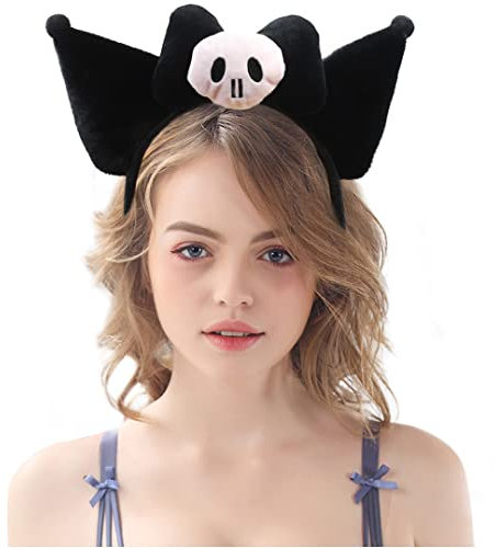 HODRME Gothic Kawaii Anime Stirnband - Halloween Weihnachten Festival Mottoparty Cosplay Kostüm Stirnbänder