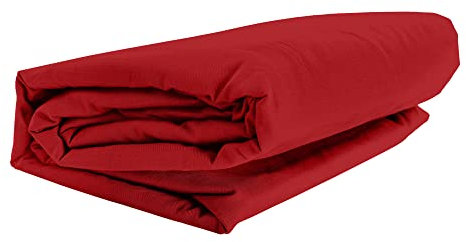 GMD Living Mr. Sandman Spannbettlaken ELASTAN Classic, Farbe:247-kirsch, Größe:180-200 x 200-220 cm