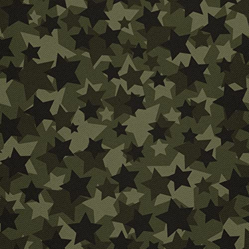 HEKO PANELS Stoff Oxford Wasserdichte Meterware Canvas-Stoff Polyester Stoff Zum Nähen Nähstoffe Möbelstoffe Dekostoffe Handwerken Wasserabweisend Blickdicht Tarnung Tarnfarben 1 Meter 155 x 100 cm