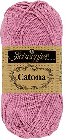 Scheepjes - Scheepjes Catona 398 Colonial Rose Yarn - 10x50g