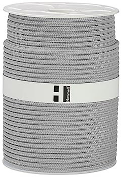 Hummelt Rope Flechtleine Polypropylenseil 6mm 100m grau auf Rolle