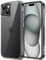JETech Hülle für iPhone 15 6,1 Zoll, Nie Vergilbung Handyhülle Stoßfest, Schutzhülle Anti-Kratzt Transparent Rückseite (Schwarz)