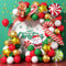 Weihnachtsdeko Luftballons Girlande mit Lebkuchenmann Folienballons, 99 St Rot Grün Gold Weihnachten Ballon Girlande mit Zuckerstangen Süssigkeit Weihnachtsmann Stern Ballons für Weihnachts Party Deko