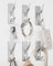 pickpiff Self Adhesive Hooks, Sticky Hooks Extra Sturdy, Hanging up to 6KG, Metal Stainless Heavy Duty Stick on Wall Door, for Towel Coat Hat Purse in Bathroom Shower Kitchen, Silver, 6 Pack