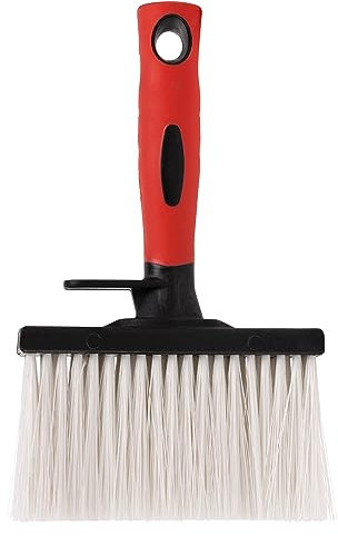 Jazooli Large 5 Wood Shed Fence & Decking Paint Varnish Stain Decorating Outdoor Exterior Thick Block Brush Bristle DIY Paintbrush Tool with Hanging Clip