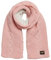 Superdry Damen Strickschal mit Zopfmuster Pink Gesprenkelt 1SIZE