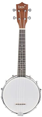 Banjo, Strumento etnico occidentale, Banjo a 4 corde, Banjolele Materiale Sapele, Chitarra per principianti per suonare, Strumento a pizzico, Strumento per chitarra, Chitarra in legno, Chitarra