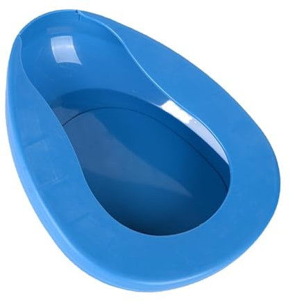 Colcolo Sartén para cama para el hogar, recipiente para orinar portátil, reutilizable, fácil de limpiar, ligero, grueso y estable, para ancianos, uso