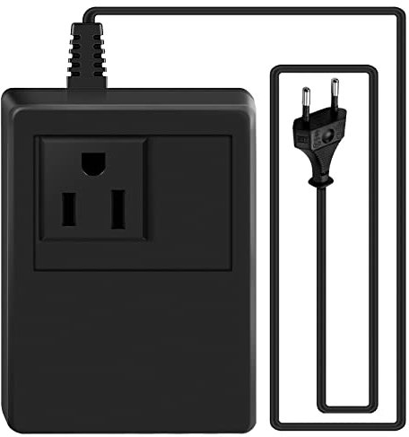 Happysnow Trasformatore di tensione 110 V, spina europea (utilizzato solo da apparecchi elettrici entro 70 W)