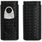 Leder Zigarren Etuis, Tragbarer Humidor Zigarren, 3 Tube Zigarren Humidor, Humidor Zigarrenbox Krokodil-Muster Leder, Zigarren Zubehör mit Zigarrenschneider aus Edelstahl (Schwarz)