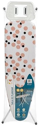 Tabla de Planchar Plegable. Tabla Planchar Monobloc 120x35cms. Mesa de Planchar Plegable. Superficie metálica Perforada. Antideslizante. con Plegado automático/Progresivo. Mesa Planchar.