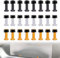 Number Plate Bolts and Nuts,48 Pcs Car Number Plate Screws and Caps,Number Plate Fixing Kit for Car Truck Caravan Motorcycle Bike Motor Fixing and Repair
