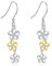 Plumeria Ohrringe S925 Sterling Silber Hibiskus Blumen Ohrstecker Plumeria Hawaiian Schmuck Geschenke für Frauen Damen Liebhaber