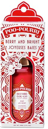 Pourri Spray désodorisant pour salle de bain – Before-You-Go Poo-Pourri – Désodorisant pour salle de bain et huile essentielle – Articles de toilette format voyage pour cadeaux de vacances (59 ml)