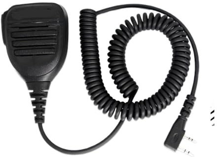 PLACKE Walkie-Talkie-Mikrofon passend for TK2107 TK3107 TK278 BAOFENG, UV-5R BF888S UV-82 passend for Puxing, passend for Wouxun UV9D UV8D UV2PLUS PX-888K TYT-F5