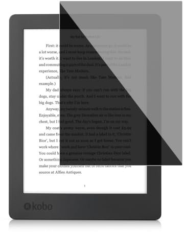 KARYLAX - Protection d'écran Anti-Espion, Film Protecteur Confidentialité Privacy Compatible pour Liseuse Kobo Aura H2O Edition 2 6,8 pouces