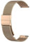 Bracelet en Acier Inoxydable Compatible avec Fossil Gen 5 Carlyle HR/Garrett HR/Julianna HR Bracelets, 22mm Engrener Métal Bracelet pour Fossil Gen 5 Carlyle HR/Garrett HR/Julianna HR, A-Or rose