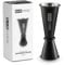 Barcool Bartenders Professional Cocktail Spirit Measure | Dual Sided Cup | Japanese Style Jigger 50ml / 25ml Shot | Blackened Stainless Steel (Black)