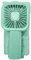Umbrella plegable con ventilador recargable Uv-Blocking Windproof Canopy, plegable antiestático para protección de calor, Uv Safety Assured, 6,3 x 1,97 x 1,97 x 1,97 pulgadas, verde, Se référer au