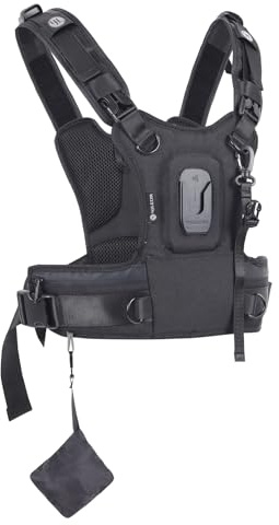 4J LEDR Kameraträger Brustgeschirr J1, Kamera-Weste für eine Kamera, Nylon | Kamera-Westengurt für Wandern, Klettern, Hochzeit, Reisen, Drehverschluss, doppelter Schutz, wasserdichte Objektivabdeckung