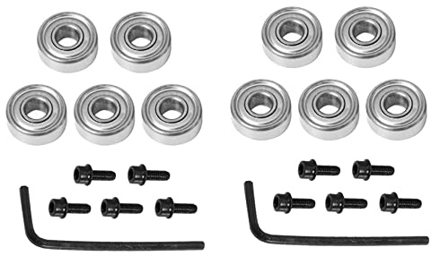 Uikdjgu 2X Oberlager Fräser Fräskopflager Satz Lager Zubehör Satz Innen 4,76 mm Außen 12,7 mm