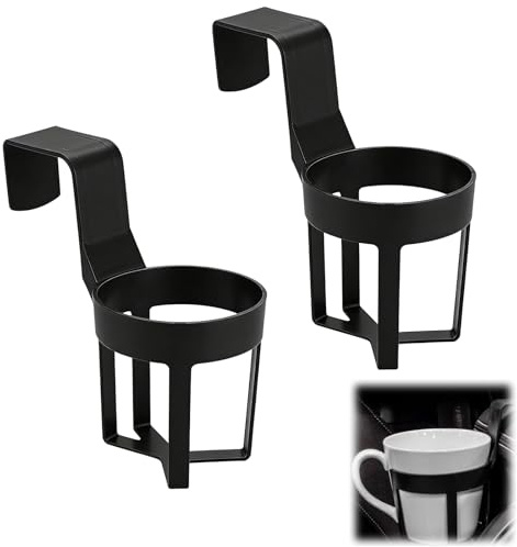 2 Pack Car Cup Holder, Air Vent Drink Holder for Car,Universal Adjustable Beverage Bottle Holder for Vehicle - Fits Most Car Models & Drink Sizes