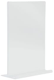 SECURIT - Acryl-Aufsteller - Format DIN A5 - Für Bars, Restaurants, Cafés, Geschäfte - Transparentes Acryl