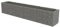 vidaXL Lit Surélevé à Gabion Acier Galvanisé Argenté 540x90x100 cm Jardinière