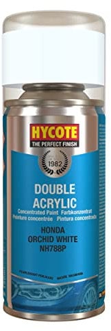 Hycote Double Acrylic Aerosol Car Spray Paint, Honda - Orchid White, 150 ml
