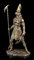 Unbekannt Stehende Figur Horus - Krieger mit Zepter | Dekofigur, Skulptur, bronziert & coloriert, Serie: Studio Collection, H 27 cm