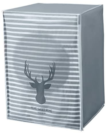 Gcroet Waschmaschine Abdeckung, Waschmaschine/Trocknerabdeckung Sonnencreme staubdichte Abdeckung mit Reißverschluss, Waschmaschine Staubabdeckung Trocknerabdeckung, wasserdichtes